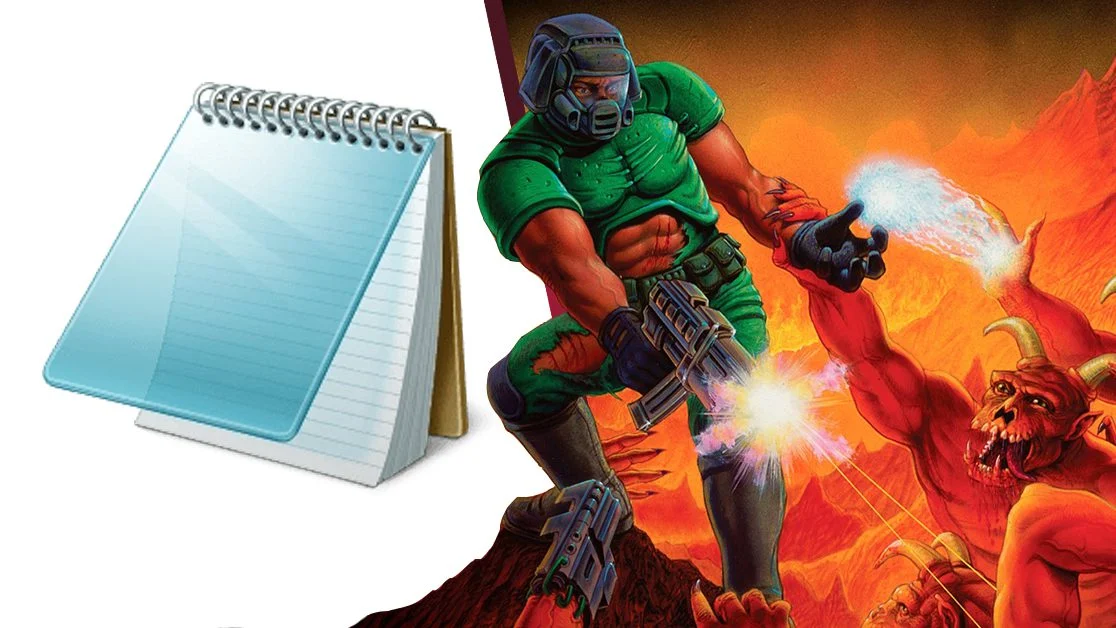 doom na notpadu