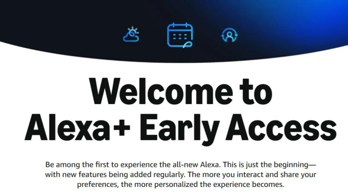 Alexa+ zgodnji dostop