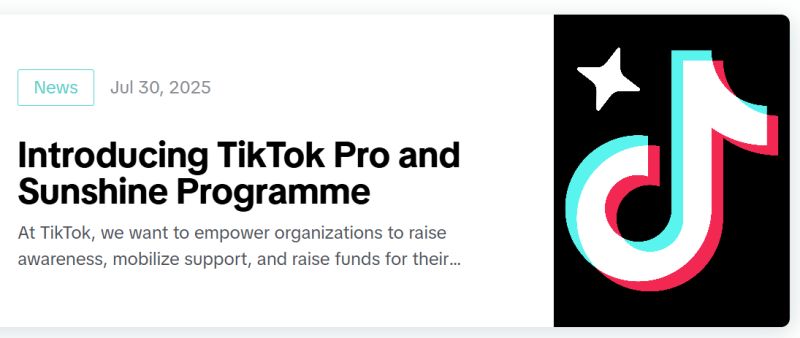 TikTok Pro Sunshine
