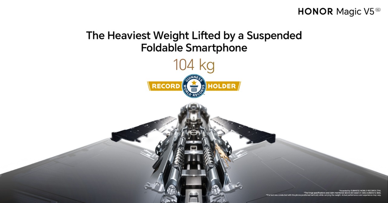 Honor Magic V5 je Guinessov rekorder