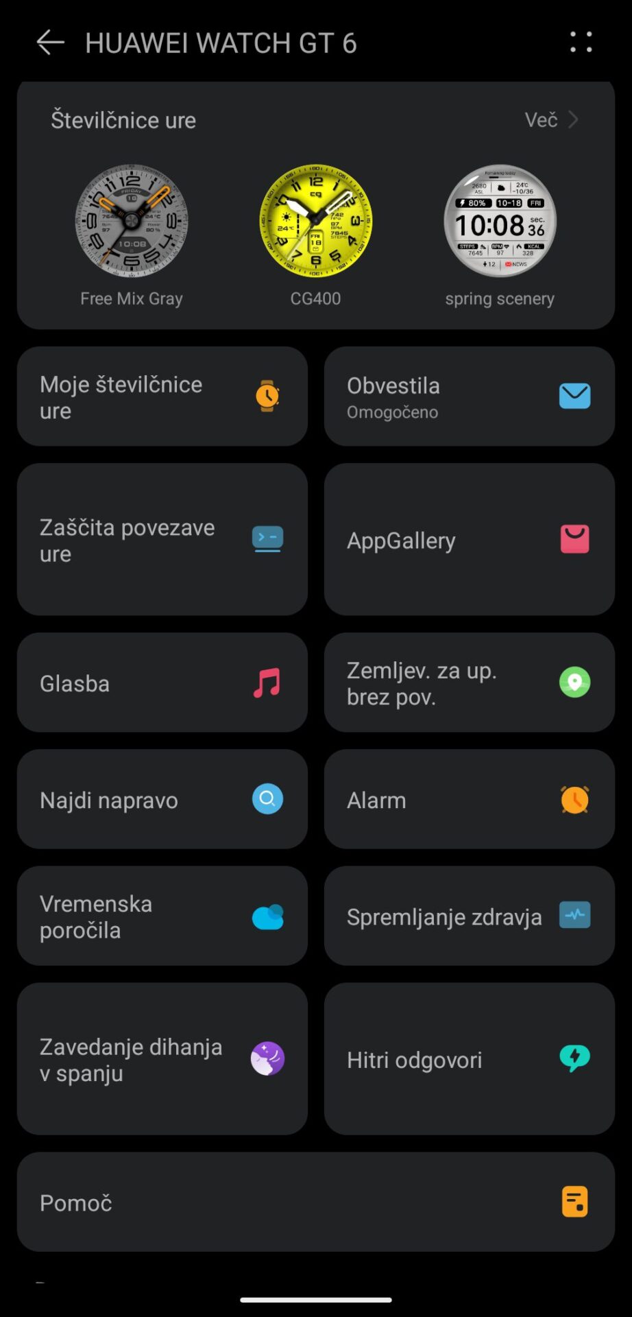 Aplikacija Huawei Health