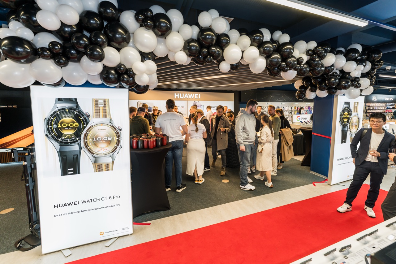 Huawei odprl prvi Iconic Shop v Sloveniji