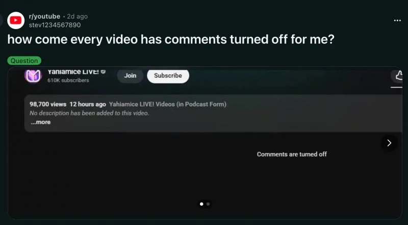 Težava izgine po izklopu ad-blockerja
