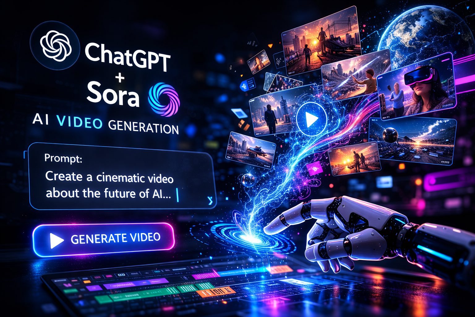 ChatGPT bo kmalu ustvarjal videe