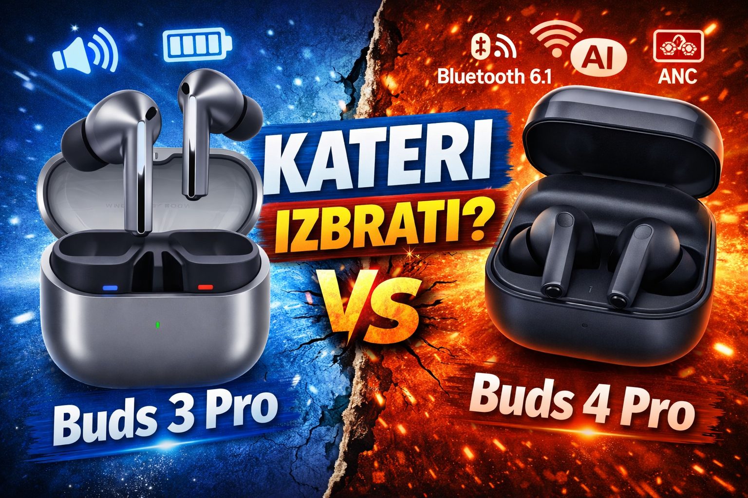 Samsung Galaxy Buds3 Pro vs Galaxy Buds4 Pro