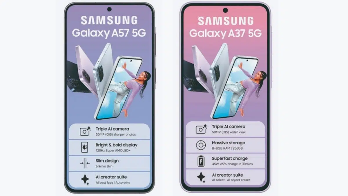 Samsung Galaxy A57 in Galaxy A37