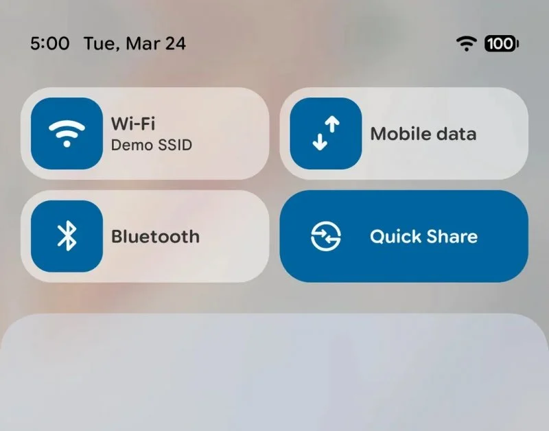 Ločena gumba za Wi-Fi in mobilne podatke