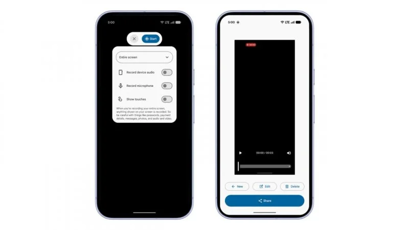 Prenovljeno snemanje zaslona