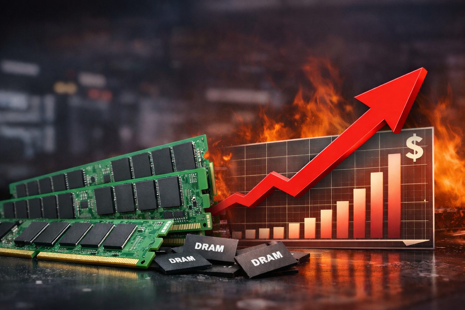 Svetovni trg pomnilnika DRAM je vstopil v zahtevno obdobje