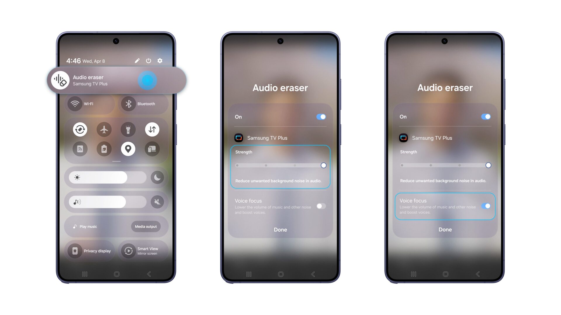 Galaxy S26 Audio Eraser