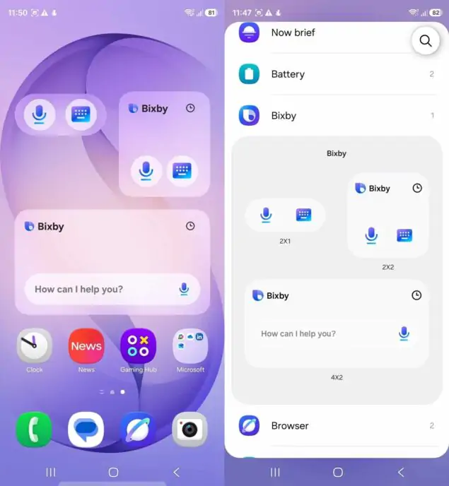 One UI 9 Bixby