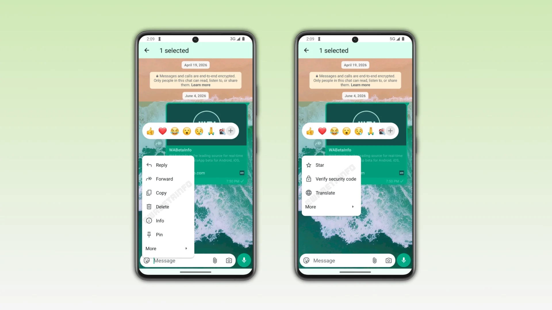 WhatsApp: Kaj se je spremenilo v primerjavi s starim menijem sporočil?