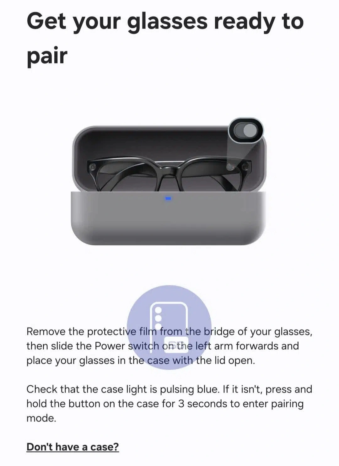 Samsung Galaxy Glasses Manager