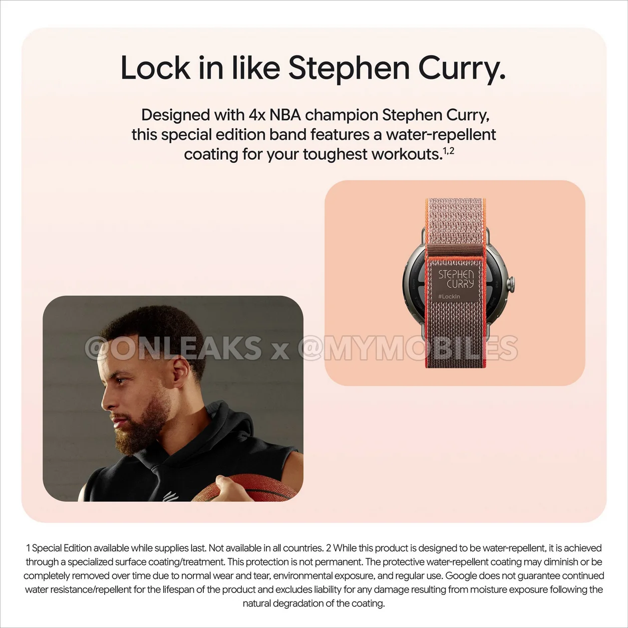 Google Pixel Watch 5 Stephen Curry