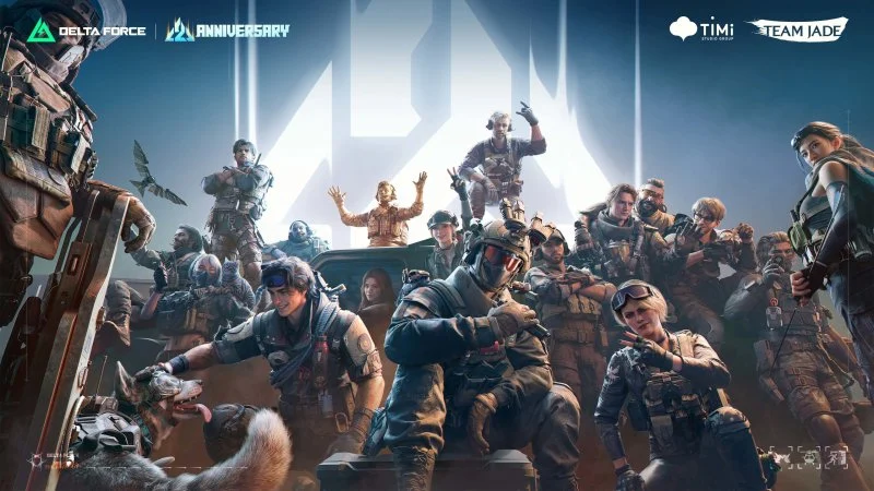 Promocijska grafika ob drugi obletnici igre Delta Force