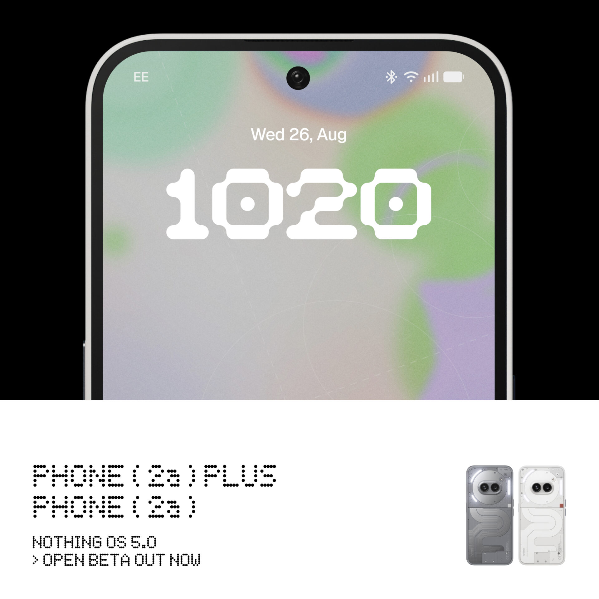 Nothing OS 5.0 v preizkusni različici na voljo za Phone (2a) in (2a) Plus